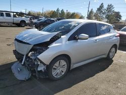 Nissan Leaf Vehiculos salvage en venta: 2022 Nissan Leaf S