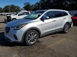 Hyundai salvage cars for sale: 2018 Hyundai Santa FE SE