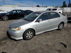 Vehiculos salvage en venta de Copart Van Nuys, CA: 2003 Toyota Corolla CE