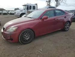 Salvage cars for sale at San Martin, CA auction: 2008 Lexus IS 250