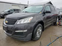 Salvage cars for sale at Pekin, IL auction: 2014 Chevrolet Traverse LS