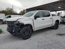 Chevrolet Silverado ltd k1500 lt tr salvage cars for sale: 2022 Chevrolet Silverado LTD K1500 LT Trail Boss