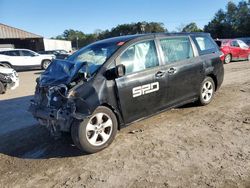 Salvage cars for sale at Greenwell Springs, LA auction: 2015 Toyota Sienna