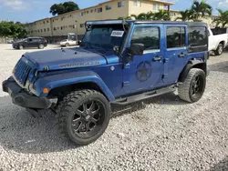 Salvage cars for sale at Opa Locka, FL auction: 2010 Jeep Wrangler Unlimited Sport