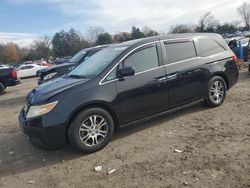 Salvage cars for sale at Madisonville, TN auction: 2011 Honda Odyssey EXL