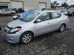 Salvage cars for sale at Woodburn, OR auction: 2012 Nissan Versa S