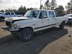 Salvage trucks for sale at Denver, CO auction: 1990 Ford F350