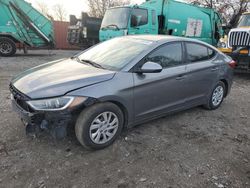 Salvage cars for sale from Copart Baltimore, MD: 2017 Hyundai Elantra SE