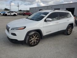 Salvage cars for sale at Jacksonville, FL auction: 2015 Jeep Cherokee Latitude