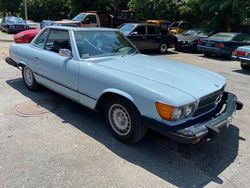 Salvage cars for sale at North Billerica, MA auction: 1975 Mercedes-Benz 450 SL