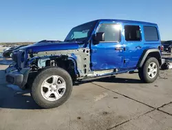 Jeep salvage cars for sale: 2020 Jeep Wrangler Unlimited Sport