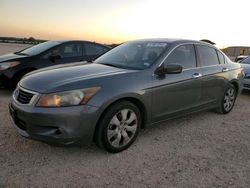 Salvage cars for sale from Copart San Antonio, TX: 2010 Honda Accord EX