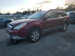 Salvage cars for sale at Riverview, FL auction: 2011 Subaru Outback 3.6R Limited