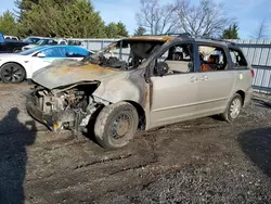 Salvage cars for sale at Finksburg, MD auction: 2009 Toyota Sienna CE