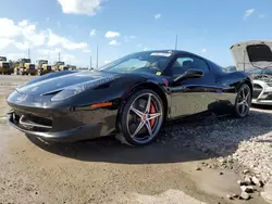 Salvage cars for sale from Copart Cleveland: 2014 Ferrari 458 Spider