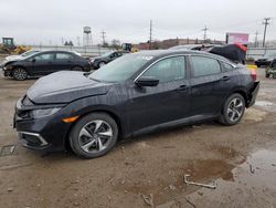 Salvage cars for sale at Chicago Heights, IL auction: 2019 Honda Civic LX