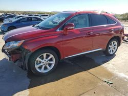 Salvage cars for sale at Grand Prairie, TX auction: 2012 Lexus RX 350