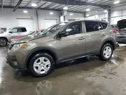 Toyota Vehiculos salvage en venta: 2015 Toyota Rav4 LE