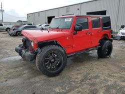 Jeep salvage cars for sale: 2017 Jeep Wrangler Unlimited Sport