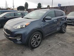 Salvage cars for sale at Wilmington, CA auction: 2022 KIA Sportage SX