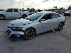 Salvage cars for sale at Oklahoma City, OK auction: 2022 Chevrolet Malibu LT