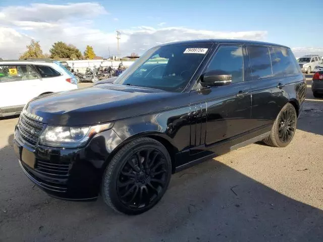 2015 Land Rover Range Rover HSE