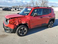 Salvage cars for sale at Bridgeton, MO auction: 2017 Jeep Renegade Sport