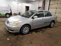 Toyota Corolla ce salvage cars for sale: 2004 Toyota Corolla CE