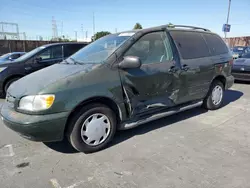 Salvage cars for sale at Wilmington, CA auction: 2000 Toyota Sienna LE