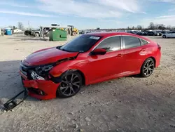 Salvage cars for sale at Cicero, IN auction: 2019 Honda Civic Sport