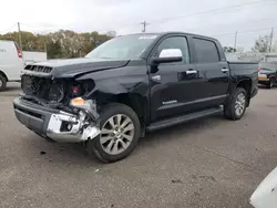 Salvage cars for sale from Copart Ham Lake, MN: 2016 Toyota Tundra Crewmax Limited