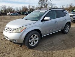 Nissan salvage cars for sale: 2007 Nissan Murano SL