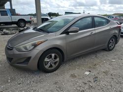 Salvage cars for sale at West Palm Beach, FL auction: 2014 Hyundai Elantra SE