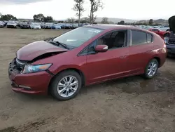 Honda Insight salvage cars for sale: 2010 Honda Insight EX