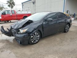 Honda salvage cars for sale: 2015 Honda Civic EX