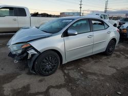 Salvage cars for sale at Colorado Springs, CO auction: 2015 Toyota Corolla L