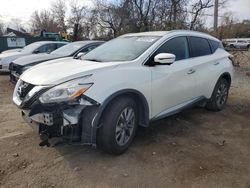 Salvage cars for sale at Baltimore, MD auction: 2017 Nissan Murano S