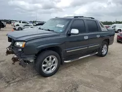 Salvage cars for sale at Houston, TX auction: 2004 Chevrolet Avalanche C1500