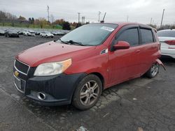 Salvage cars for sale at Portland, OR auction: 2009 Chevrolet Aveo LT