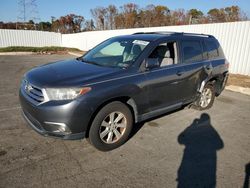 Toyota Highlander Base salvage cars for sale: 2012 Toyota Highlander Base