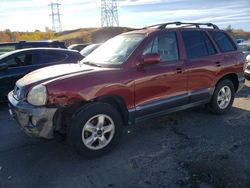 Hyundai salvage cars for sale: 2005 Hyundai Santa FE GLS