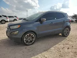 Salvage Cars with No Bids Yet For Sale at auction: 2018 Ford Ecosport Titanium