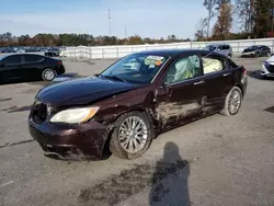 Salvage cars for sale at Dunn, NC auction: 2012 Chrysler 200 Limited