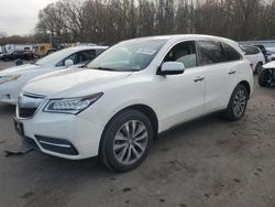 Salvage cars for sale at Glassboro, NJ auction: 2014 Acura MDX Technology