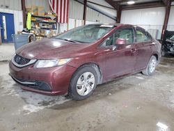 Honda salvage cars for sale: 2013 Honda Civic LX