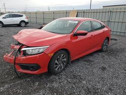 Honda salvage cars for sale: 2017 Honda Civic EX