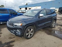 2014 Jeep Grand Cherokee Overland en venta en Woodhaven, MI