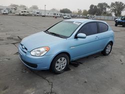 Hyundai salvage cars for sale: 2010 Hyundai Accent Blue