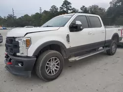 Salvage cars for sale at Savannah, GA auction: 2018 Ford F250 Super Duty