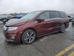 Salvage cars for sale at Pennsburg, PA auction: 2018 Honda Odyssey Elite